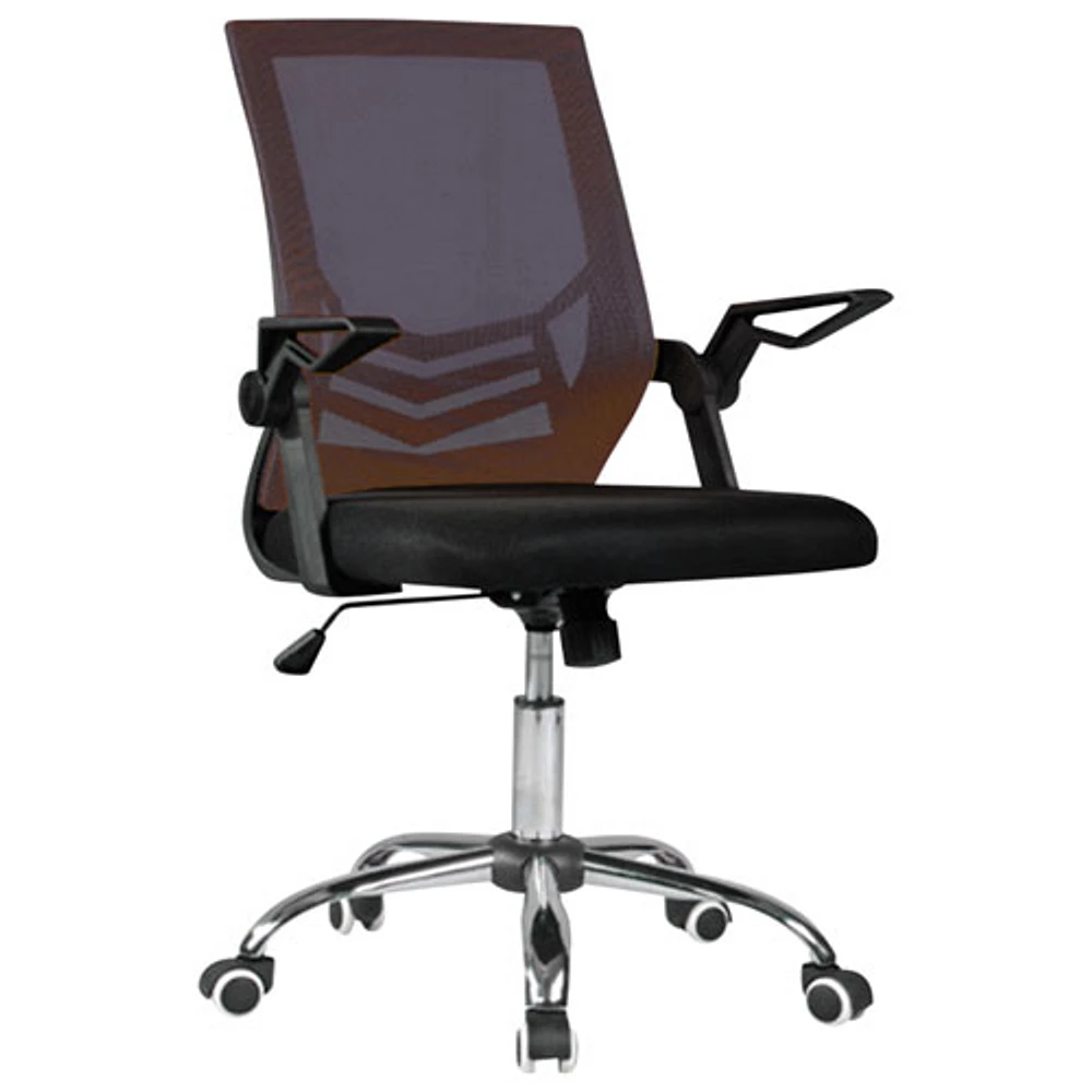 TygerClaw Ergonomic Mid-Back Mesh Office Chair - Black