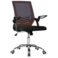 TygerClaw Ergonomic Mid-Back Mesh Office Chair - Black