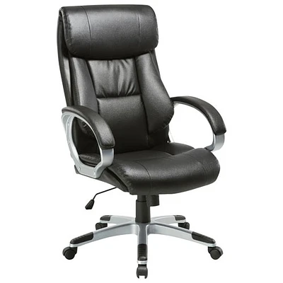 TygerClaw Ergonomic High-Back Executive Chair - Black