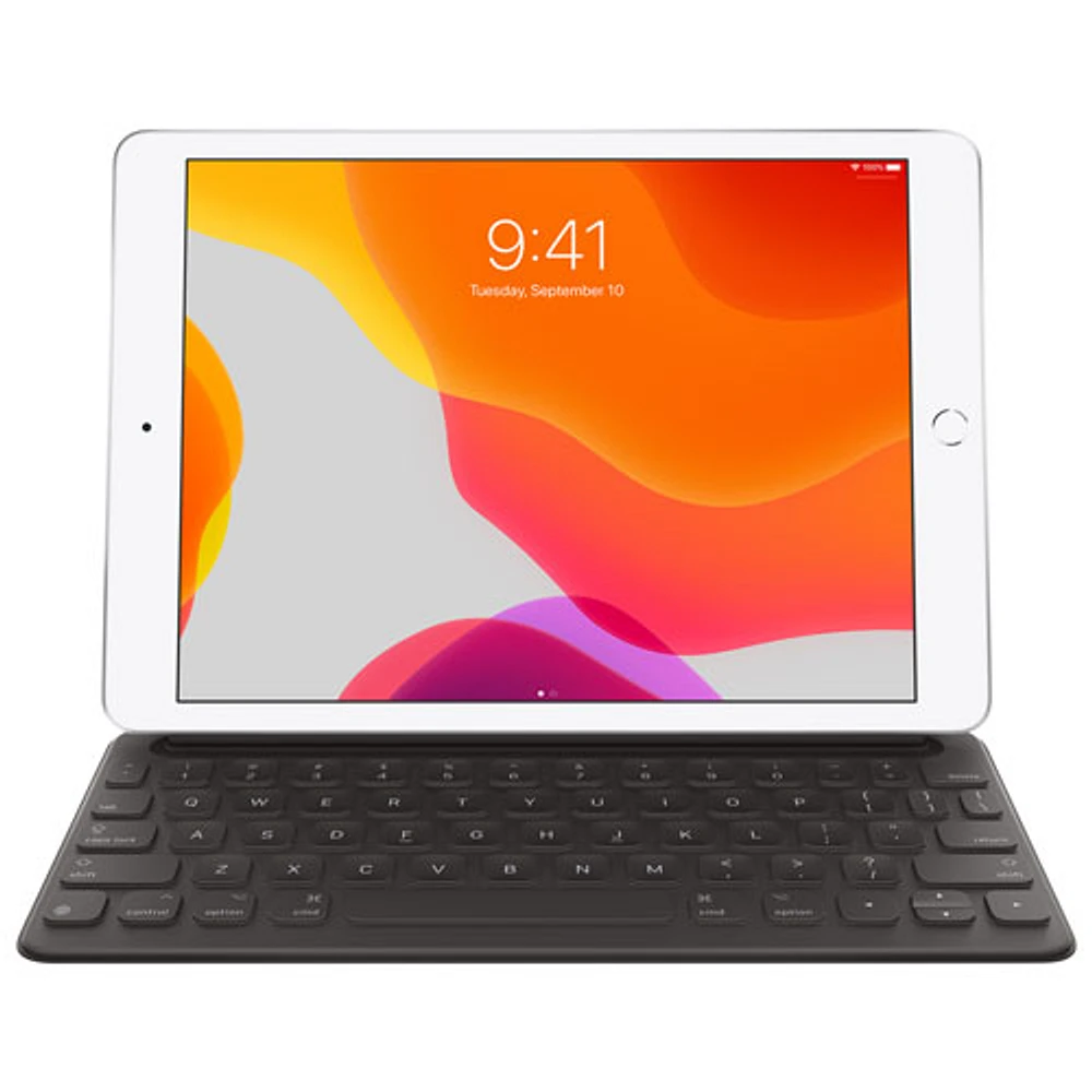 Clavier Smart Keyboard Apple pour iPad (7e/8 gén), iPad Air (3e gén) et iPad Pro 10,5po-Noir-Anglais