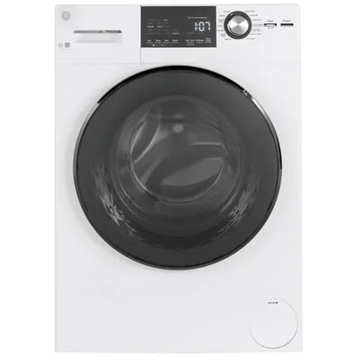 GE 2.8 Cu. Ft. Front Load Steam Washer (GFW148SSMWW) - White - Open Box - Scratch & Dent