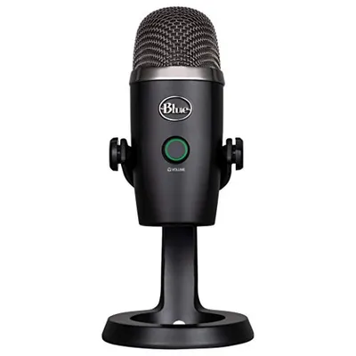 Logitech Blue Yeti Professional Multi-Pattern USB Mic for Recording and  Streaming