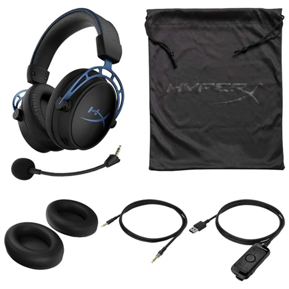 HyperX Cloud Alpha S Gaming Headset - Black/ Blue