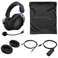 HyperX Cloud Alpha S Gaming Headset - Black/ Blue