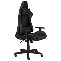 Brassex Atticus Ergonomic Faux Leather Gaming Chair - Black