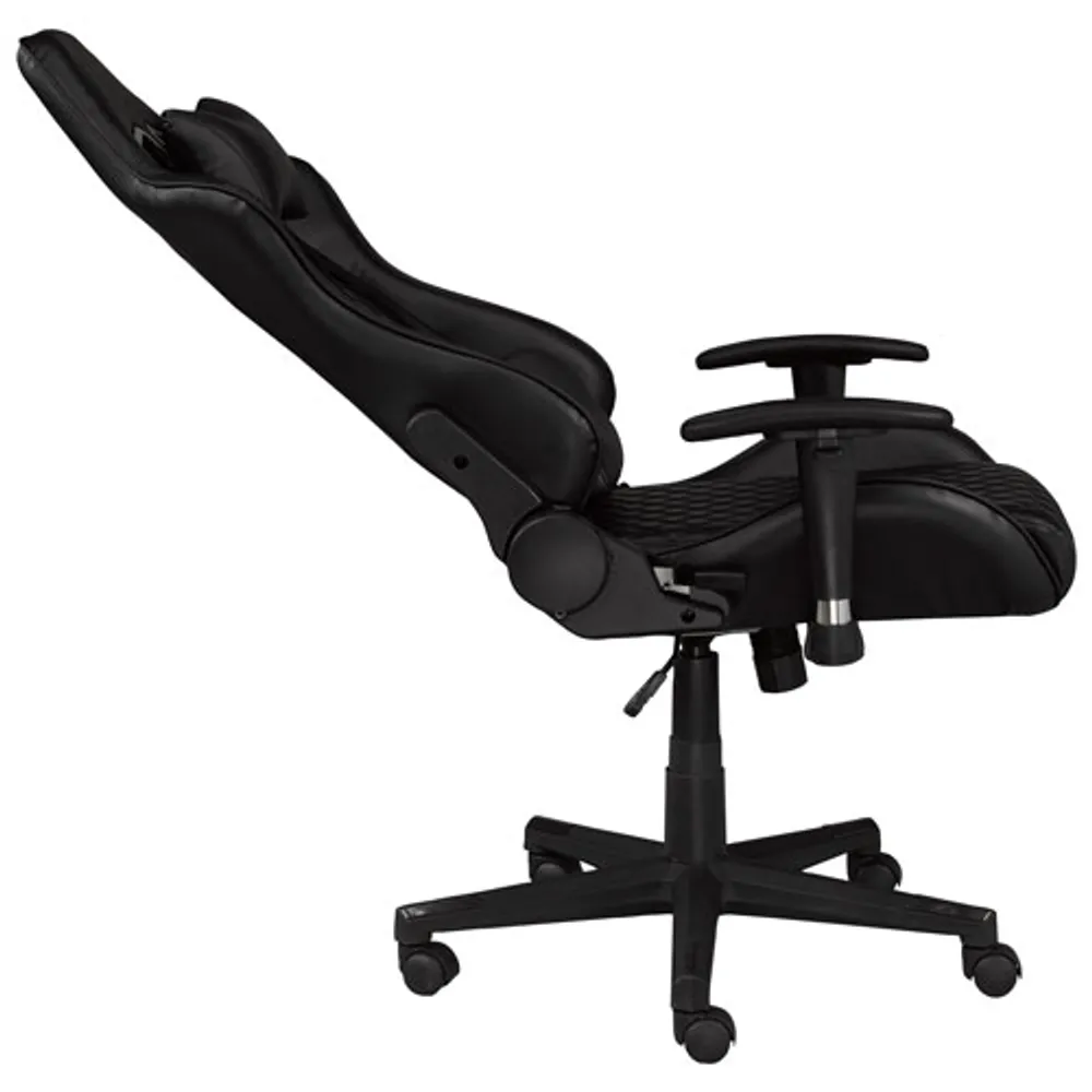 Brassex Atticus Ergonomic Faux Leather Gaming Chair - Black