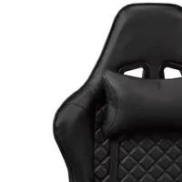 Brassex Atticus Ergonomic Faux Leather Gaming Chair - Black