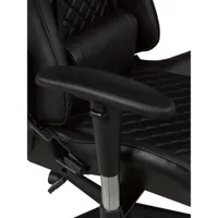 Brassex Atticus Ergonomic Faux Leather Gaming Chair - Black