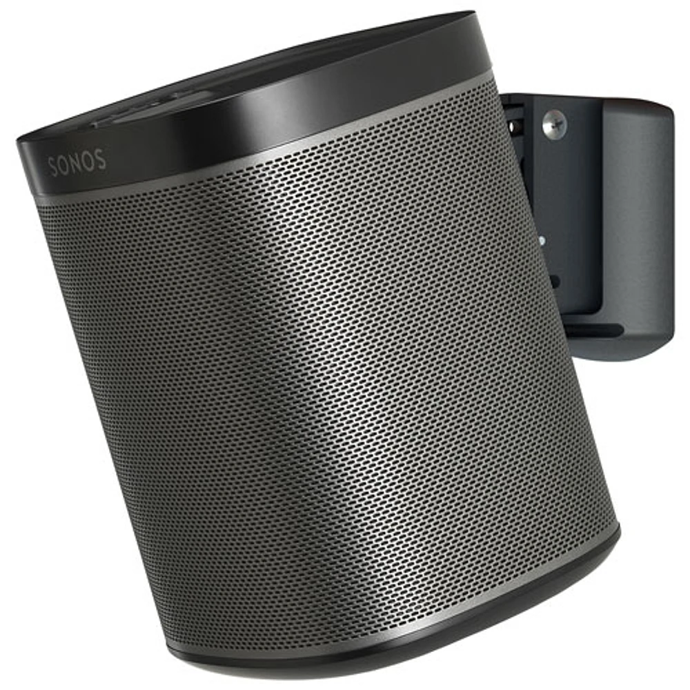 SoundXtra Tilting Wall Mount Bracket for Sonos One/OneSL/Play:1 Speakers - Black - Only at Best Buy