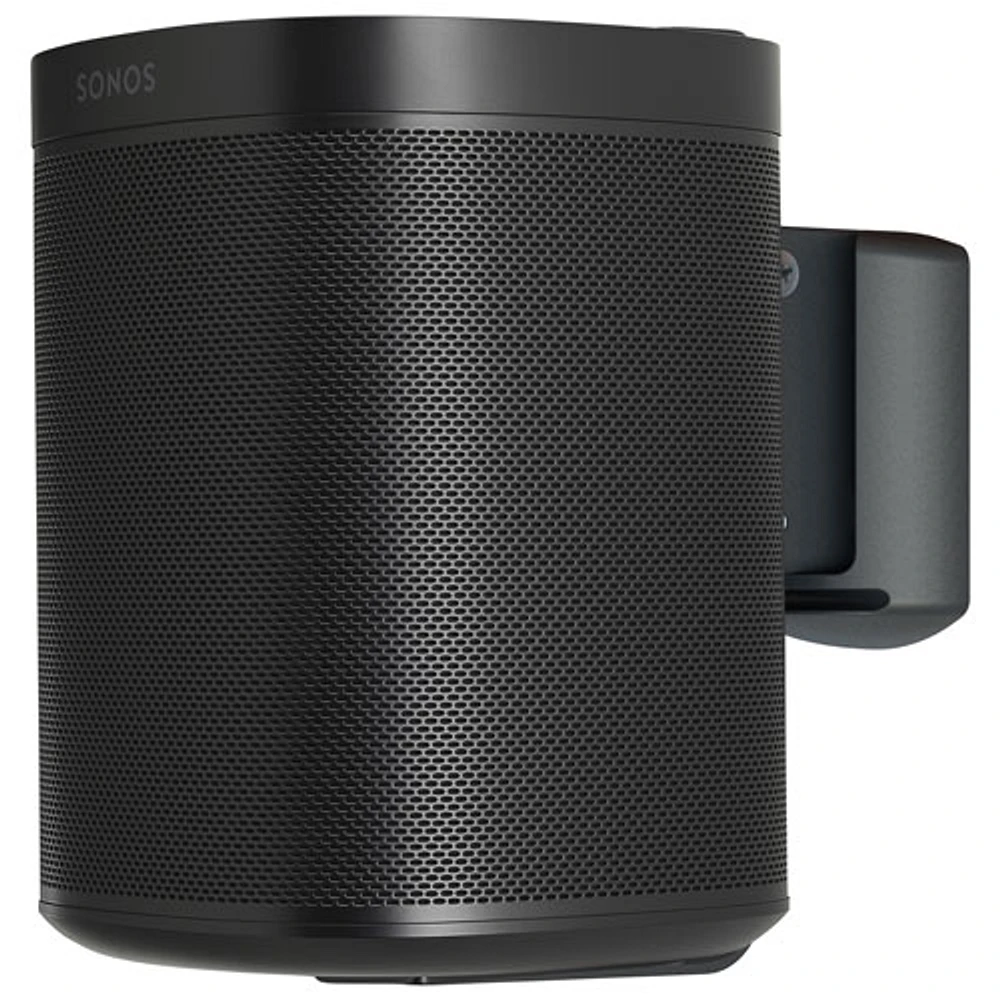 SoundXtra Tilting Wall Mount Bracket for Sonos One/OneSL/Play:1 Speakers - Black - Only at Best Buy