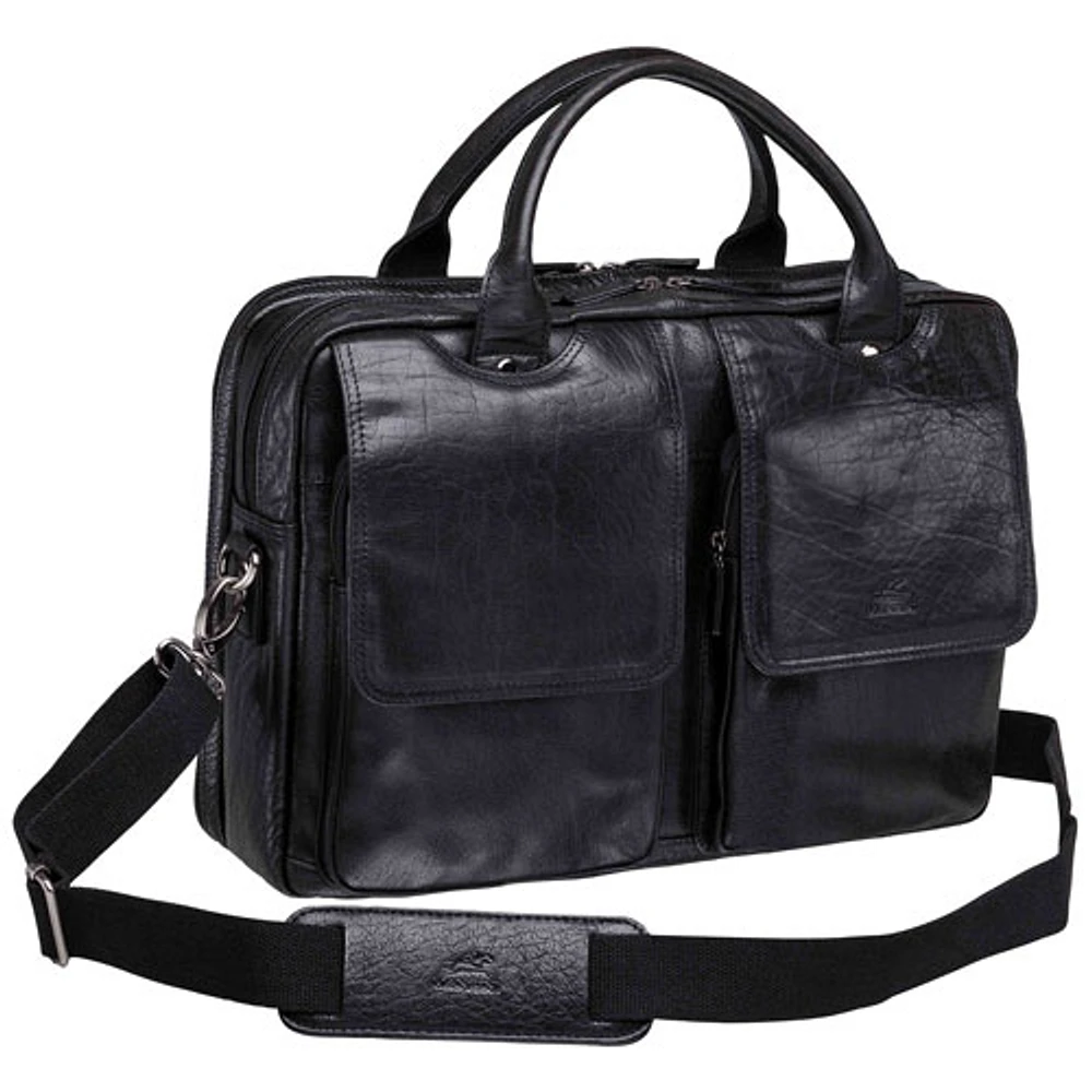 Mancini Arizona Leather 15.6" Laptop Briefcase (1410-BK