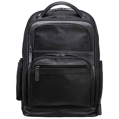 Mancini Buffalo 15.6" Laptop Day Backpack - Black