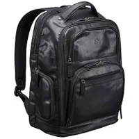 Mancini Buffalo 15.6" Laptop Day Backpack - Black