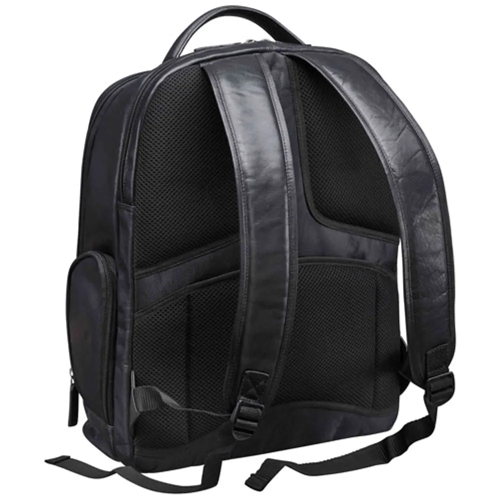 Mancini Buffalo 15.6" Laptop Day Backpack - Black