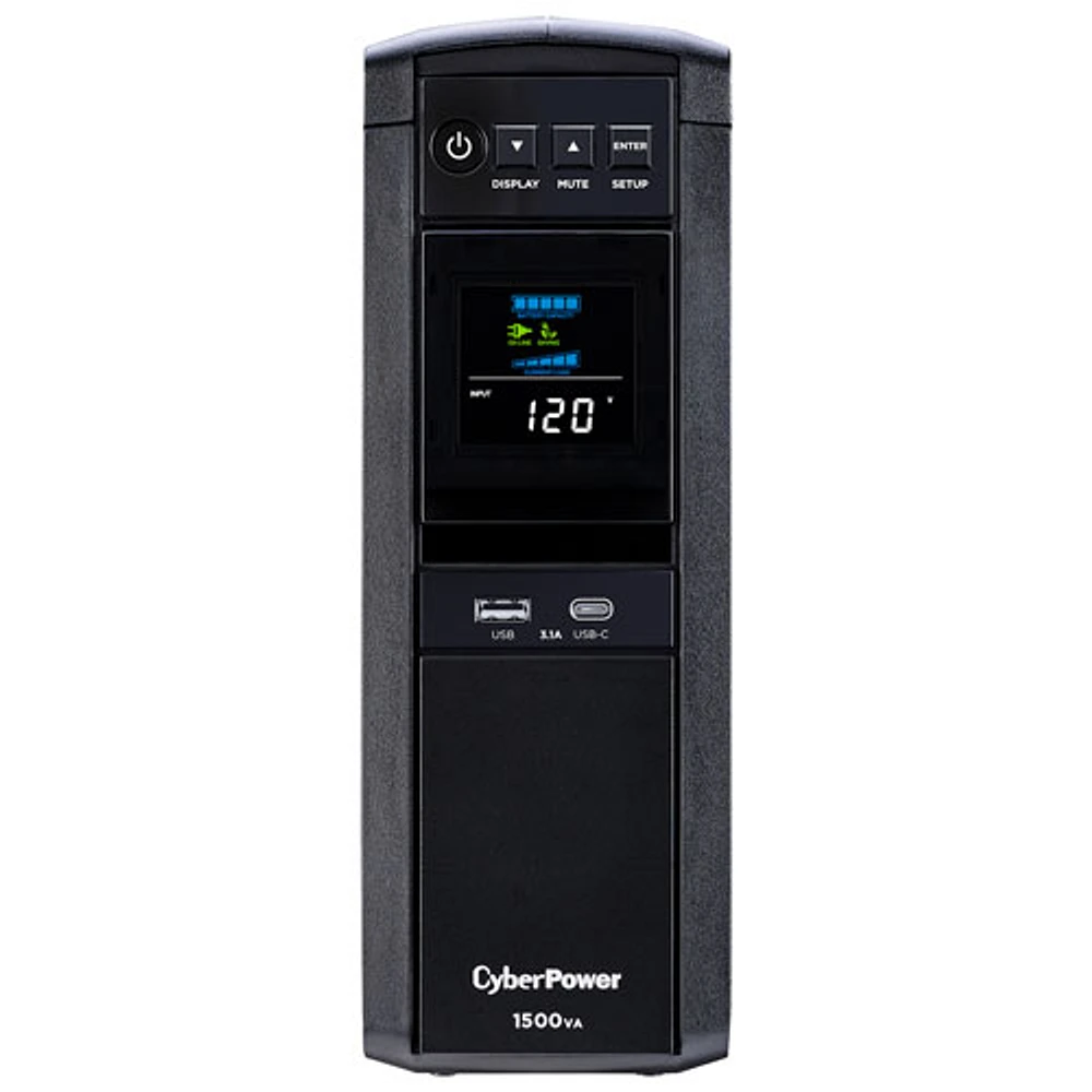 CyberPower 1500VA UPS Battery Backup (GX1500U-FC)