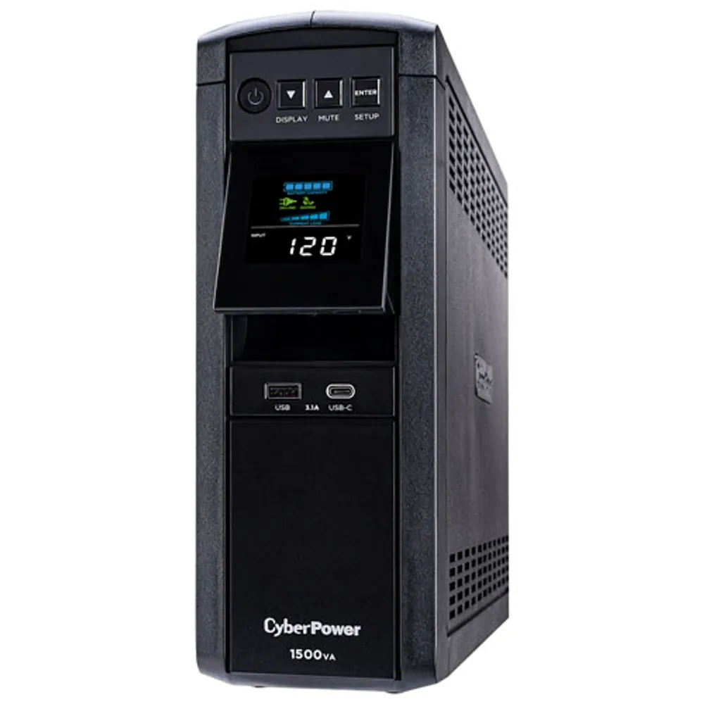 CyberPower 1500VA UPS Battery Backup (GX1500U-FC)