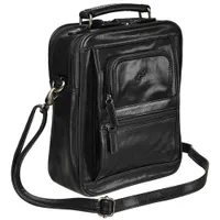 Mancini Arizona Leather Crossbody Bag