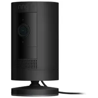Ring Stick Up Cam Wired Indoor/Outdoor 1080p HD IP Camera (2019) - Black