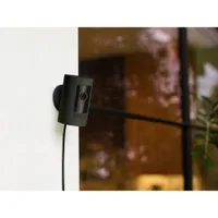 Ring Stick Up Cam Wired Indoor/Outdoor 1080p HD IP Camera (2019) - Black