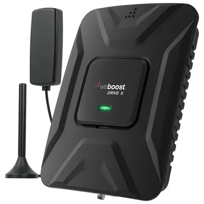 weBoost Drive X Vehicle Cell Phone Signal Booster Kit (655021) - Black