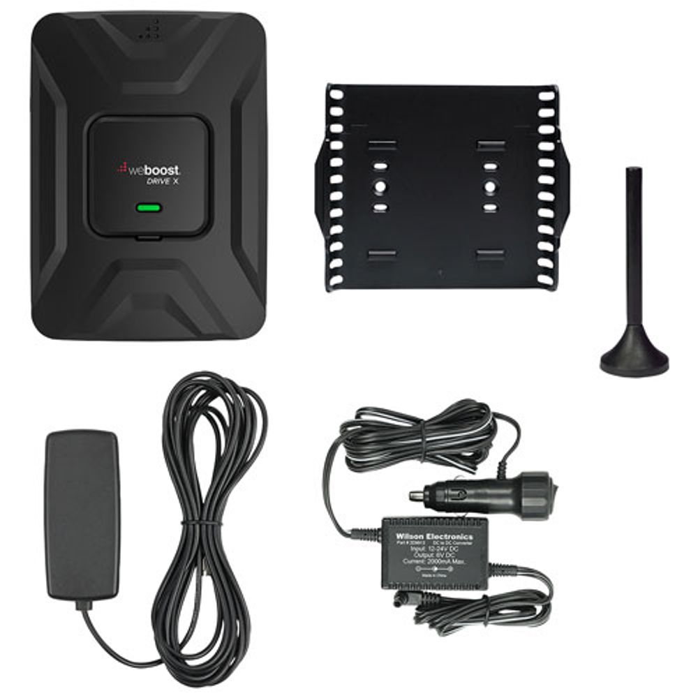 weBoost Drive X Vehicle Cell Phone Signal Booster Kit (655021) - Black