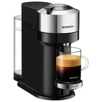 Nespresso Vertuo Next Deluxe Coffee & Espresso Machine by De'Longhi - Pure Chrome