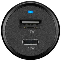 Insignia 30W 2-Port USB-C/USB-A Car Charger - Only at Best Buy