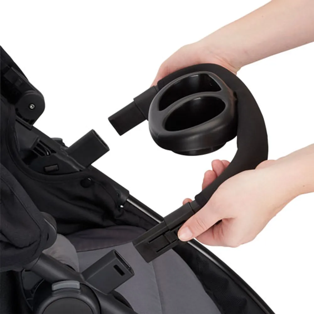 Evenflo Pivot Modular Travel System w/ LiteMax Infant Car Seat with Anti-Rebound Bar - Casual Grey