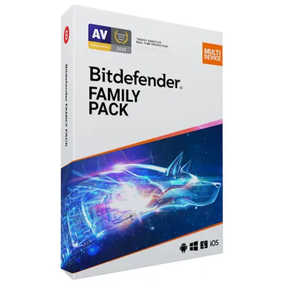 Bitdefender Family Pack Bonus Edition (PC/Mac/iOS/Android) - 15 Users - 2 Year - Only at Best Buy