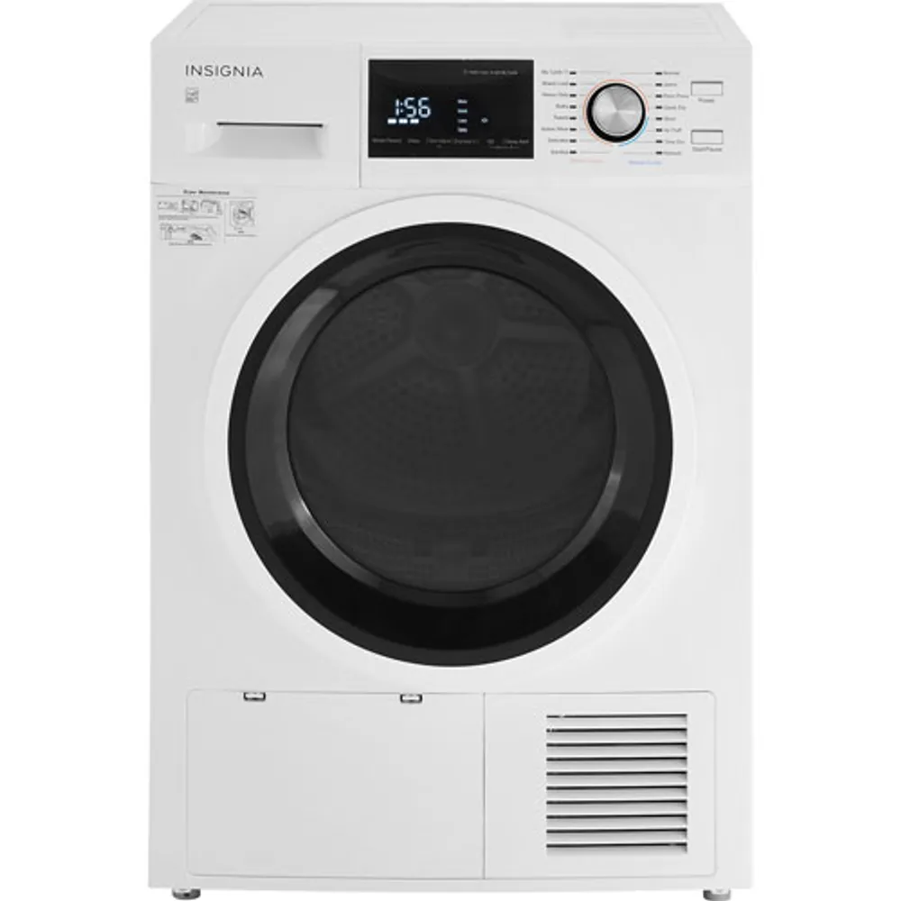 Insignia 4.4 Cu. Ft. Electric Dryer with Ventless Drying (NS-FDRE44W1-C) - White