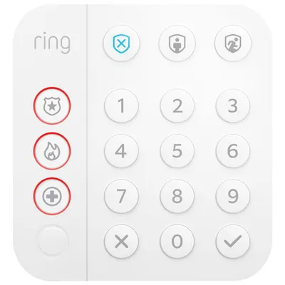 Ring Alarm Wireless Security Keypad (2nd Gen) - White