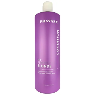 Pravana The Perfect Blonde Purple Toning Hair Conditioner 33.8 oz 100 Vegan Gluten Free