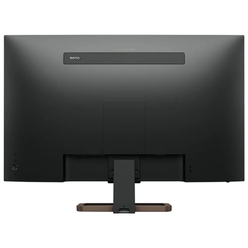 Moniteur FreeSync ACL IPS UHD 4K 60 Hz 32 po de BenQ/5 ms gris-gris (EW3280U) - Brun métallique/Noir