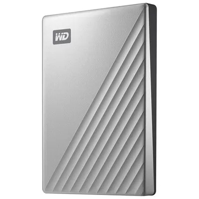 Disque dur externe portatif de 5 To USB 3.0 My Passport Ultra de WD pour Mac (WDBPMV0050BSL-WESN)