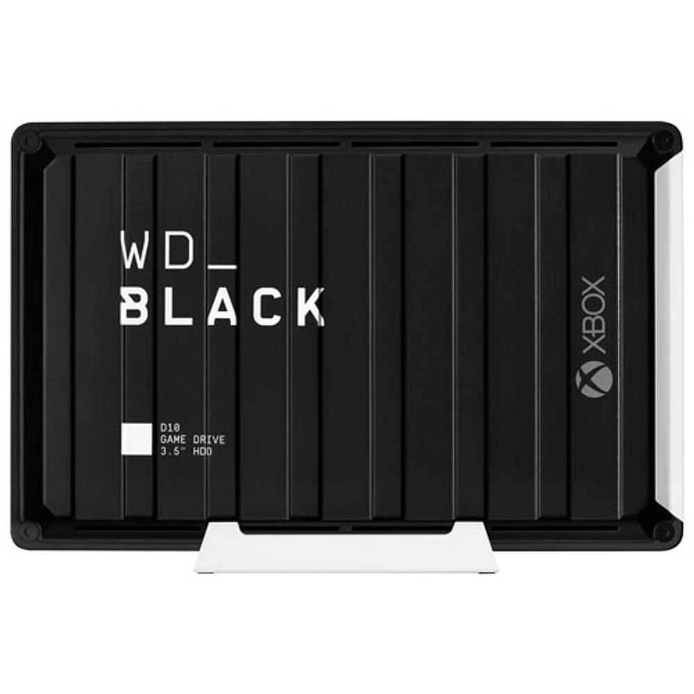 Disque dur externe de jeu portatif USB 3.2 WD_Black D10 de 12 To pour Xbox (WDBA5E0120HBK-NESN)