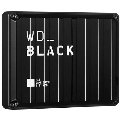 Disque dur externe de jeu portatif de 5 To USB 3.2 P10 de WD_BLACK (WDBA3A0050BBK-WESN)