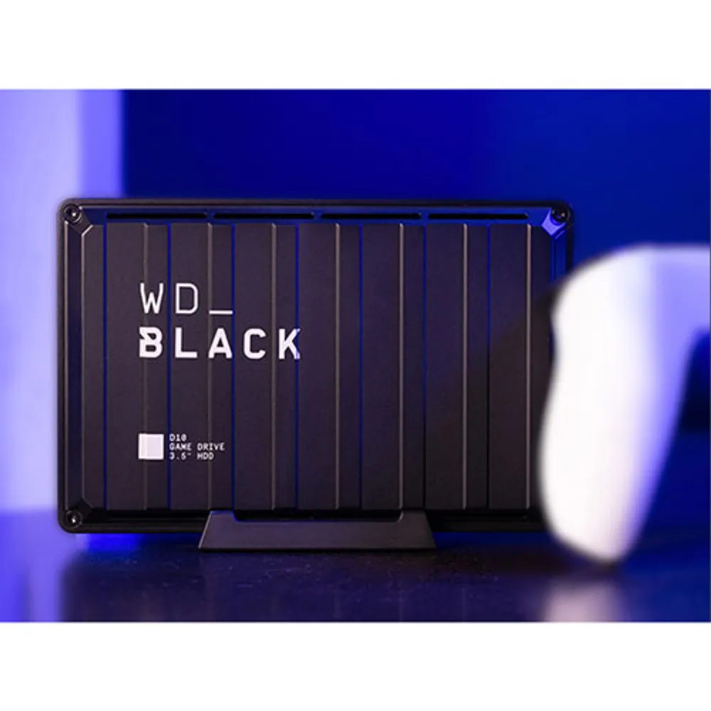 Disque dur externe de jeu portatif de 5 To USB 3.2 P10 de WD_BLACK (WDBA3A0050BBK-WESN)