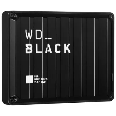 WD_BLACK P10 Game Drive 4TB USB 3.2 Portable External Hard Drive (WDBA3A0040BBK-WESN)