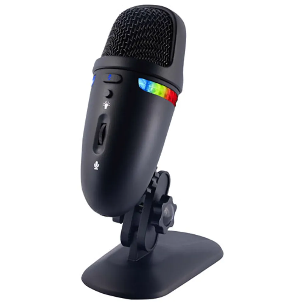 Cyber Acoustics Teton USB Microphone with Light (CVL-2009)