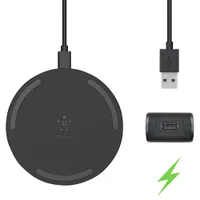 Belkin Quick Charge 10W Qi-Certified Charging Pad with Cable & AC Adapter - Black