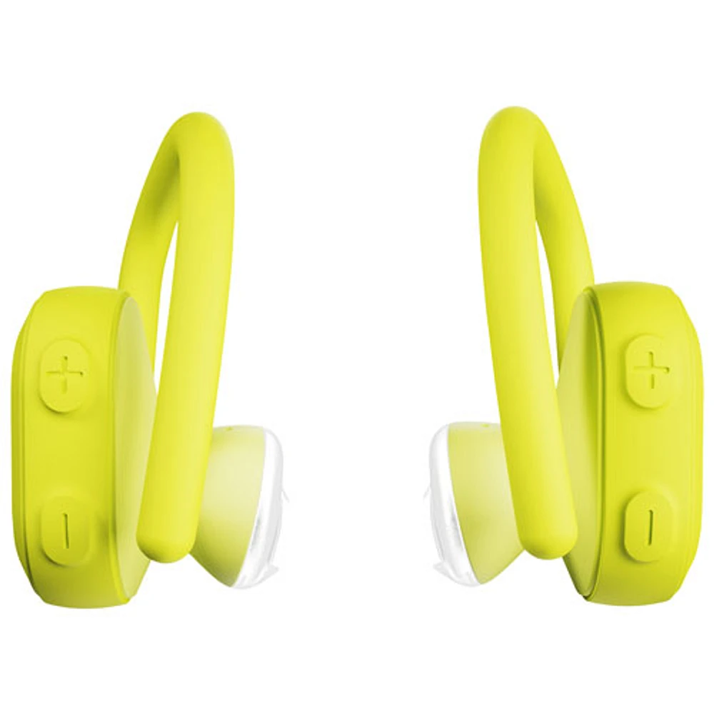 Écouteurs boutons 100 % sans fil à isolation sonore Push Ultra de Skullcandy - Jaune électrique