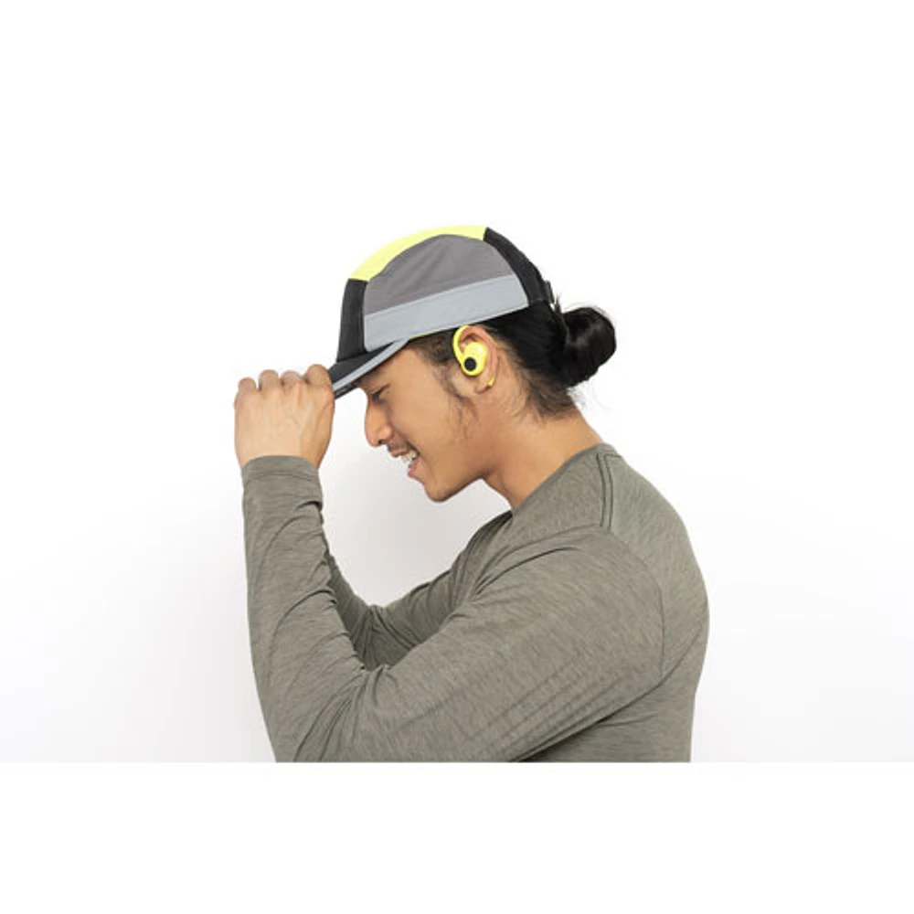 Écouteurs boutons 100 % sans fil à isolation sonore Push Ultra de Skullcandy - Jaune électrique