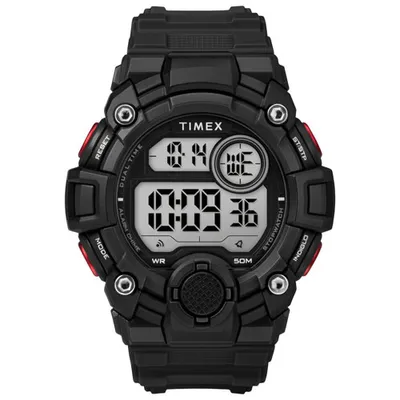 Timex A-Game 50mm Men's Digital Sport Watch - Black