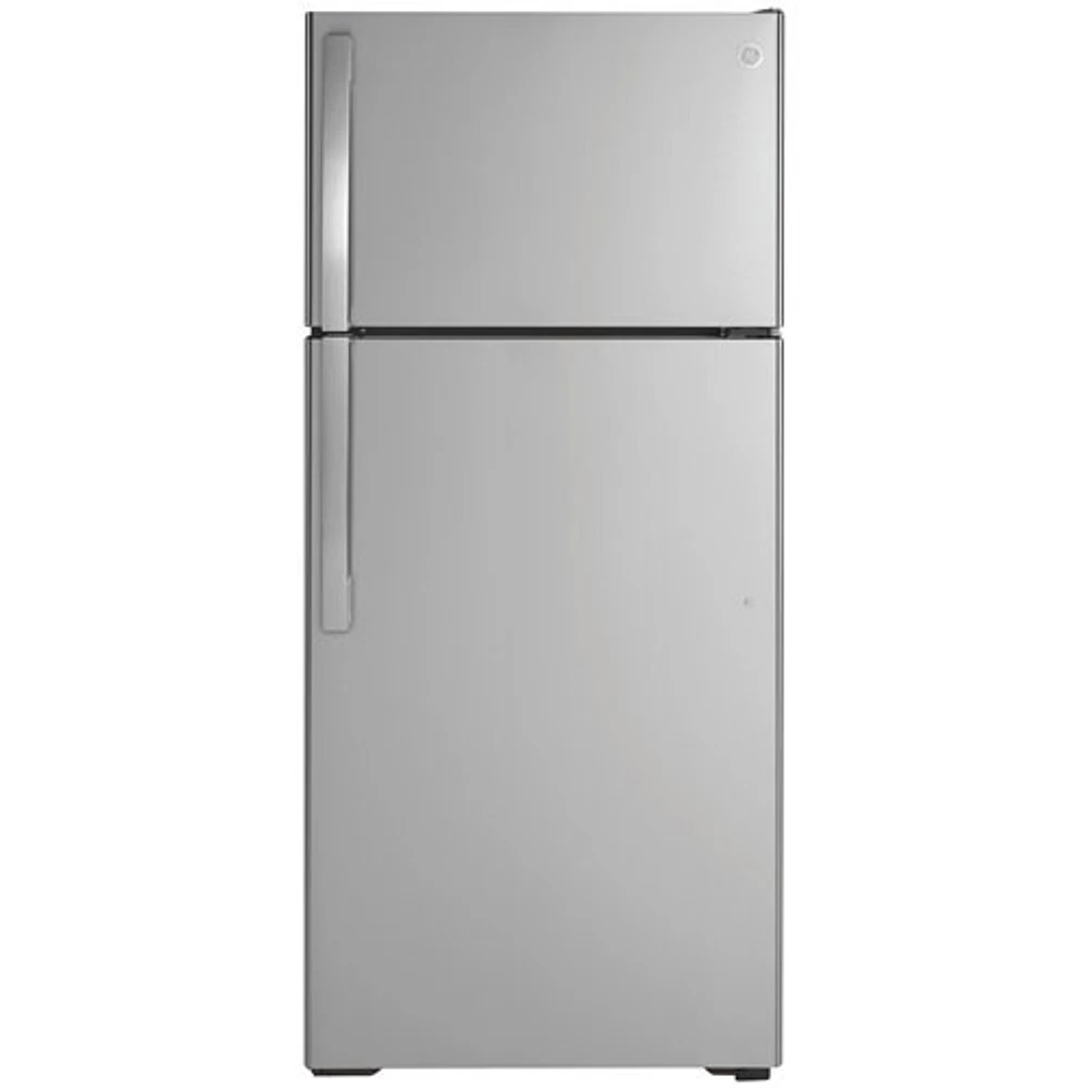 Réfrigérateur congélateur supérieur 28 po de GE (GTE17GSNRSS) - Inox - Boîte ouverte - Parfait état