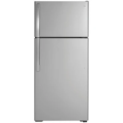 Réfrigérateur congélateur supérieur 28 po de GE (GTE17GSNRSS) - Inox - Boîte ouverte - Parfait état