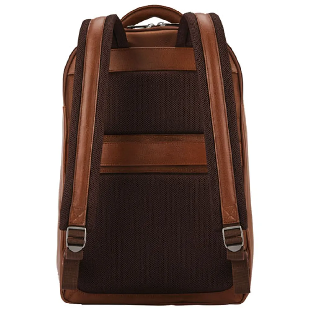 Sac à dos Classic Leather de Samsonite pour portable de 15,6 po - Cognac