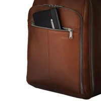 Sac à dos Classic Leather de Samsonite pour portable de 15,6 po - Cognac