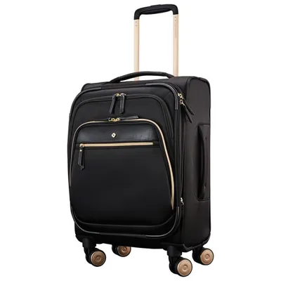Samsonite Mobile Solution 16" Soft Side 4-Wheeled Expandable Carry-On Luggage - Black