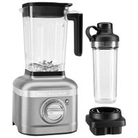 KitchenAid 1.66L 1200-Watt Stand Blender with 16oz Personal Blending Jar - Contour Silver