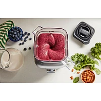 Mélangeur sur socle 1,66 l 1200 W de KitchenAid avec contenant de 16 oz - Argenté